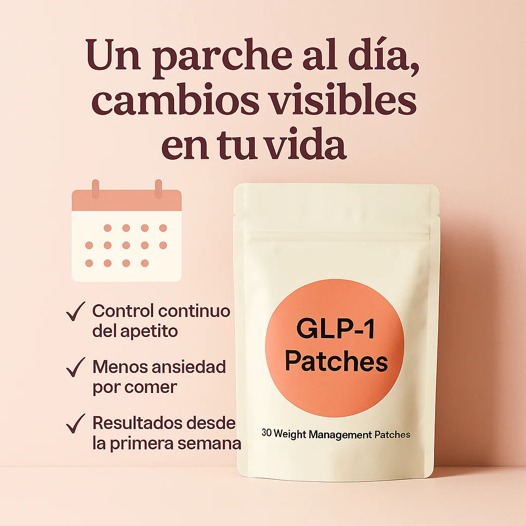 Parches GLP-1 | Elimina grasa naturalmente