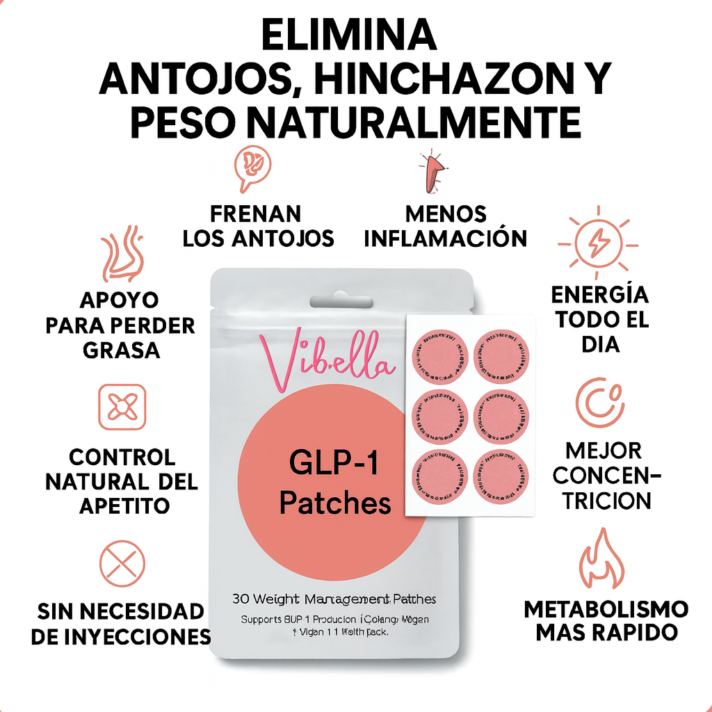 Parches GLP-1 | Elimina grasa naturalmente