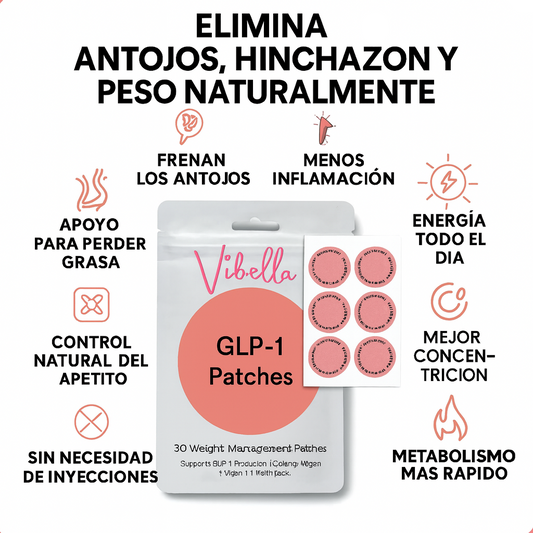 Parches GLP-1 | Elimina grasa naturalmente
